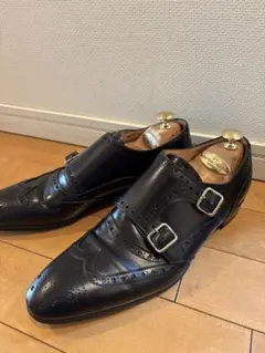 SCOTCH GRAIN ウィングチップ 黒ドレスシューズ 24.5cm - メルカリ