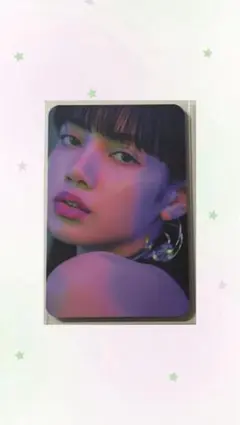 black pink トレカ　リサ