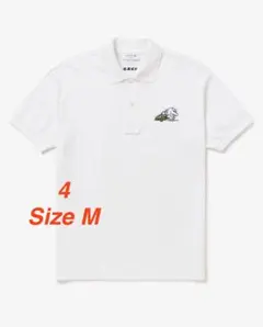 LACOSTE ラコステ ゴジラ 刺繍 ポロシャツ ホワイト - メルカリ