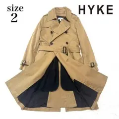 美品 HYKE ハイク ウールインナー付 トレンチコート ベージュのサムネイル