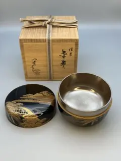 茶道具　棗　茶平一斎　住吉蒔絵 2026年最新】住吉 棗の人気アイテム - メルカリ