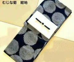 ◇大人浴衣◇上品高貴な丸菊づくし狢菊涼し浴衣◇新品 呉服店購入 大正