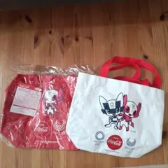 新品未使用【東京2020オリンピック キャラクター トートバッグ】コカコーラ