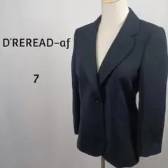 D'REREAD-af　東京ソワール　テーラードジャケット　7　ブラック
