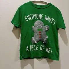 1点限定❣️MAD グリーン　Tシャツ　クッキー　可愛い　半袖Tシャツ