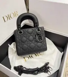 極美品レザー　2wayハンドバッグ　スモール　ブラック　レディース~~-*