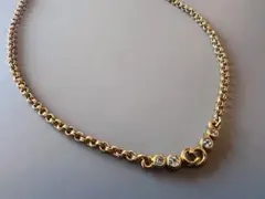ディオール　ゴールドカラー　ネックレス