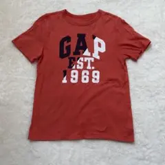 GAP KIDS １４０㌢　オレンジ Tシャツ EST. 1969