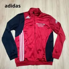 adidas アディダス トラックジャケット サッカー ジャージトップ 赤