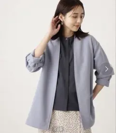 ノーカラーコート ノーカラージャケット