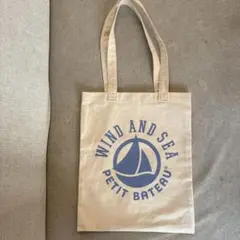 【未使用】WIND AND SEA × Petit Bateau トートバッグ