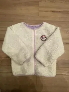ミニーマウス刺繍フリースジャケット