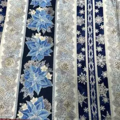 ROBERT KAUFMAN ポインセチア生地 綿100パーセント