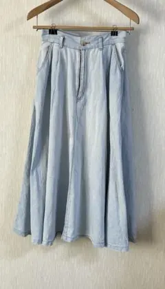 ★デニムフレアースカート①♪