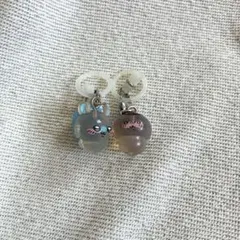ちいかわ　めじるしチャーム　モモンガ　くりまんじゅう
