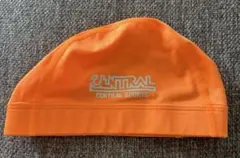 CENTRAL SPORTS 水泳帽 オレンジ Lサイズ