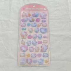 正規品 サンリオ　キティ　コットンパフィー　シール