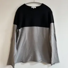 THE SHOP TK 長袖カットソー M 黒・グレー