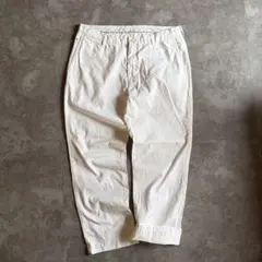 90s ポロラルフローレン ポロチノ ホワイト W38 L32 極太 ワイド