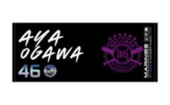 千葉ロッテマリーンズ×乃木坂野球部 フェイスタオル 小川彩