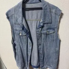 WEGO ベスト デニム フリーサイズ