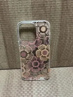 iPhone 13 Pro用スマホケース クリア コーチ