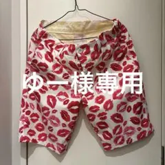 Loudmouth ラウドマウス リップ柄 ショートパンツ Lサイズのサムネイル