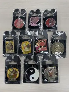 香港ディズニー ピンバッジ5個セット - メルカリ
