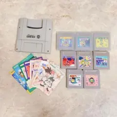 C7. スーパーゲームボーイ&ゲームボーイソフト8本セット