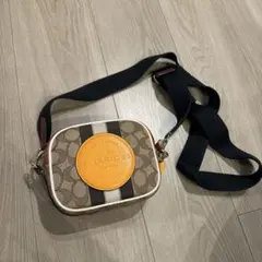 値下げしました。COACH シグネイチャー ミニデンプシーD2048-2635