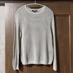UNIQLO ユニクロ レディース 3Dメッシュクルーネックセーター 長袖　L