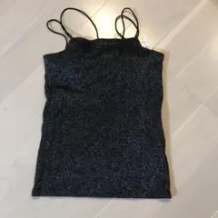 ダブルクローゼット ラメ入りキャミソール　M カップ付きのサムネイル