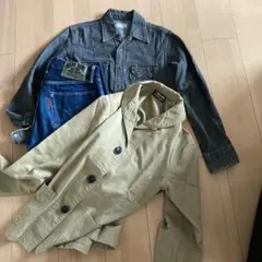 BLUEBLUE ブルーブルー 3点セット ウエスタンシャツ デニム ジャケット