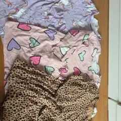 ユニコーン・ハート・ヒョウ柄ワンピース 100cm H＆M セット