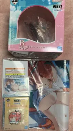 一番くじ 勝利の女神:NIKKE ラピ フィギュア プレイマット セット