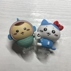 ちいかわ×サンリオキャラクターズ なりきりフィギュア　ハチワレ　くりまんじゅう