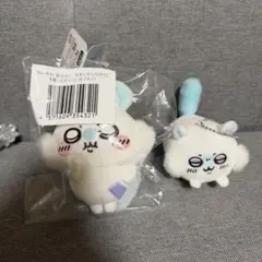 セット　ちいかわ　モモンガだらけくじ　E賞　ぬいぐるみ　キーホルダー