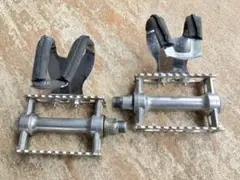 MKS 三ヶ島製作所 ヴィンテージフラットペダル　トゥクリップ付きのサムネイル