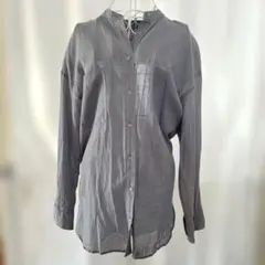 JEANASE ブルーグレー長袖シャツ