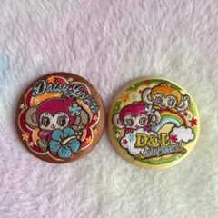 ナルミヤキャラクターズ Daisy Lovers 刺繍缶バッジ 2点セット