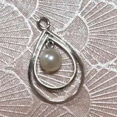 パール　ネックレス ペンダント トップ チャーム
