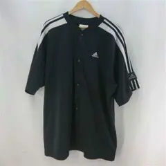 adidas 半袖シャツ フロントブランドロゴ ブラック系 XLサイズ メンズのサムネイル