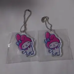 【新品】サンリオ　マイメロディ　アクリルチャーム　2025年　2個セット