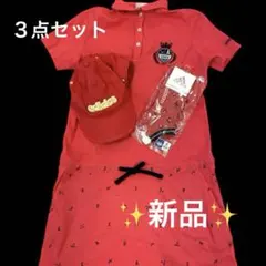 adidas‼️ゴルフワンピース３点セット/ゴルフ好き女子！オシャレで可愛さ倍増！