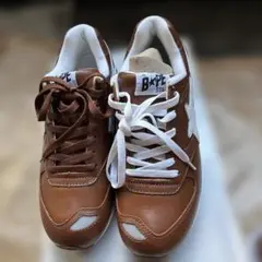 BAPE STA スニーカー ブラウン ホワイトのサムネイル