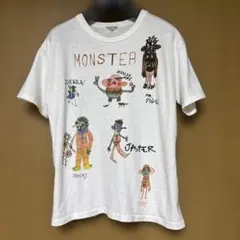 ✨値下げ✨MONSTER プリント 半袖 Tシャツ ホワイトのサムネイル