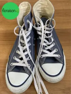 【コンバース】converse 【ネイビー】24.0cm 【美品】オールスター
