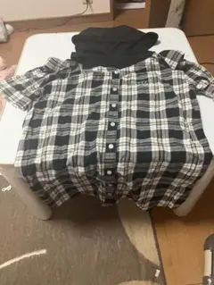 Lovetoxicフード付き肩出しミニワンピース