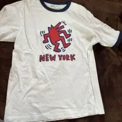 UNIQLO Keith Haring Tシャツ L ホワイト