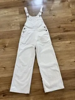 ホワイト オーバーオール Mサイズ（推定）